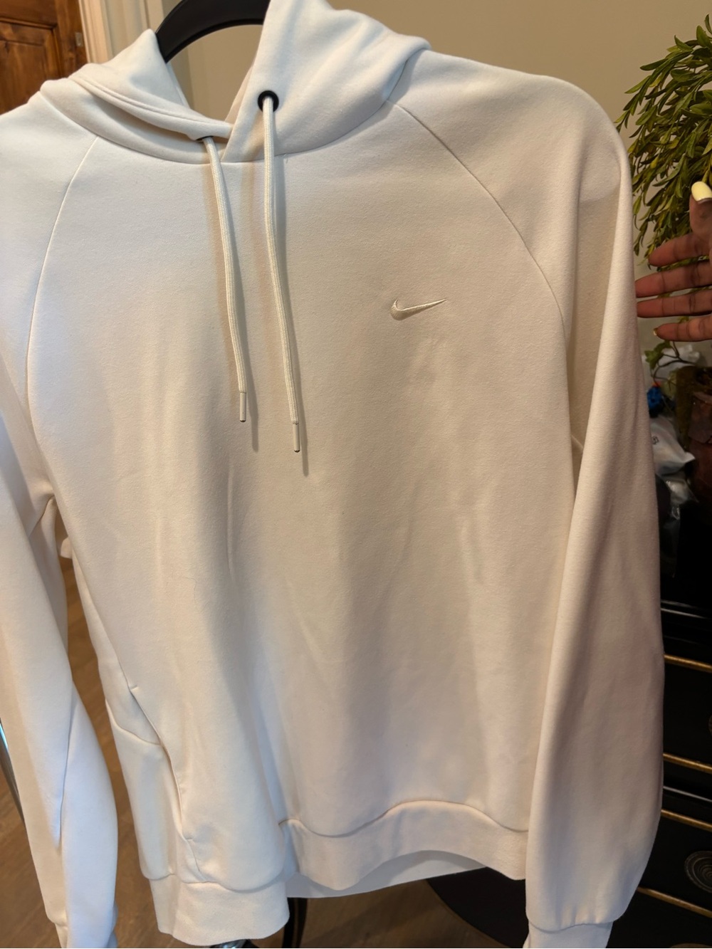 Nike White Crewneck Hoodie Sweatshirt